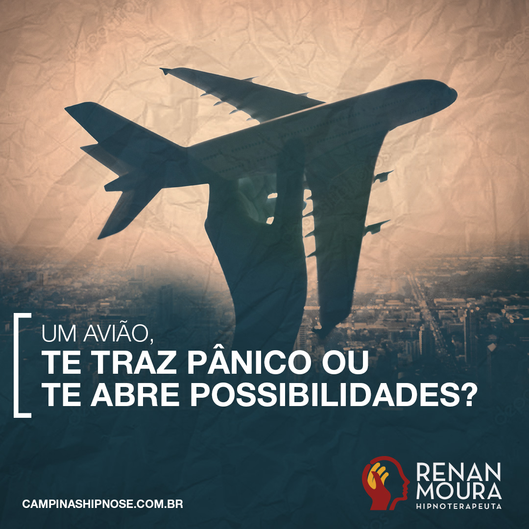 Você tem medo de voar de avião?